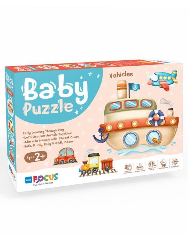 Blue Focus Games Baby Puzzle - Vehıcles (Taşıtlar) - StandartStandart - Image 1