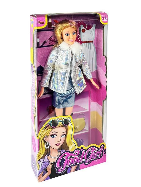 Vardem Good Girl Ceketli Parlak Elbiseli Bebek  - StandartStandart - Image 1