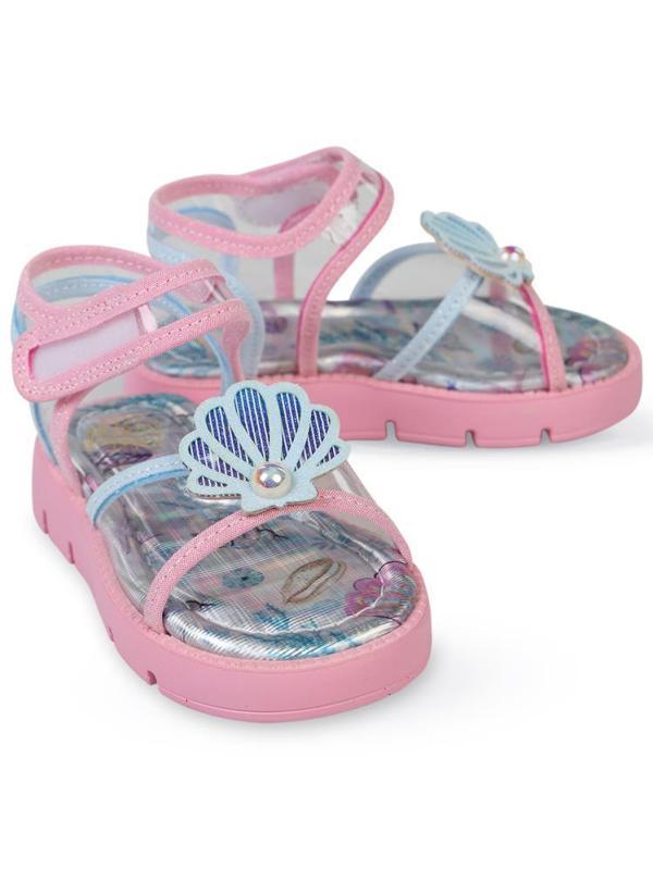 Civil Girls Dolgu Topuk 21-25-Numara Sandalet - Pembe26 - Image 1