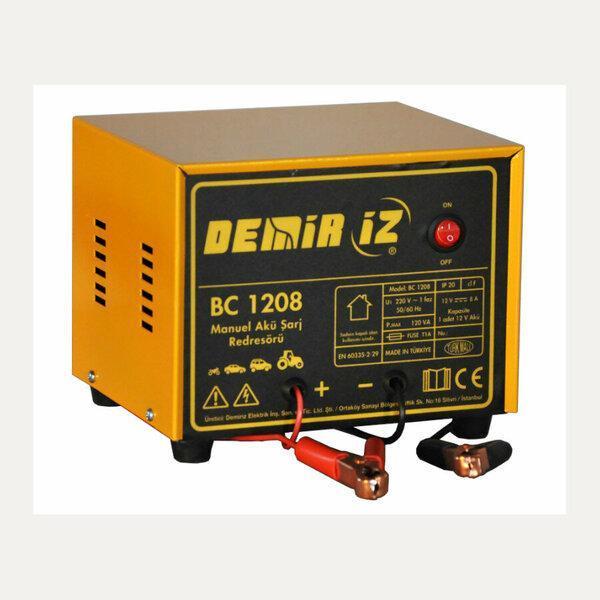 DEMİRİZ 12V-8A Manuel Tek Akü Şarj  - Image 1