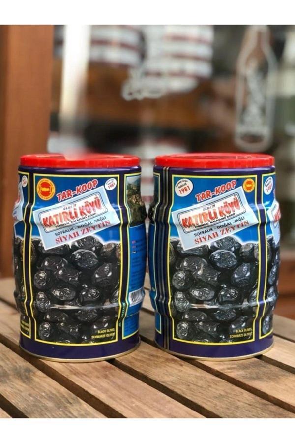 Katırlı Köyü Zeytinleri Gemlik Katırlı Köyü Siyah Zeytin 2X1 Kg - Image 1