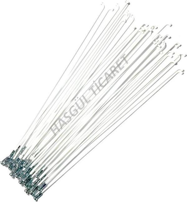 Hsgl Bisiklet 2mm 255 mm Beyaz Jant Teli Bisiklet Jant Teli - Image 1