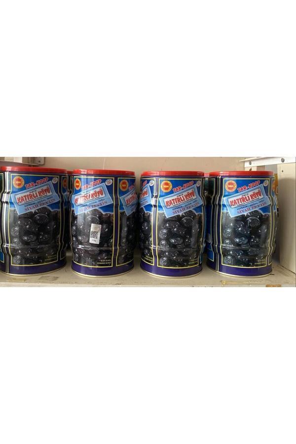 Katırlı Köyü Zeytinleri 5X1 Kg (5 Adet) Gemlik Katırlı Köyü Sofralık Doğal Yağlı Siyah Zeytin - Image 1