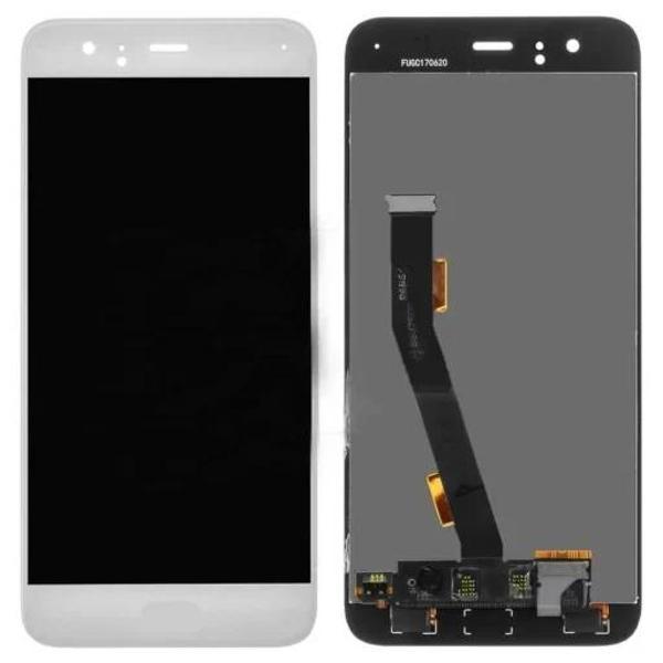 Xiaomi Uyumlu Mi 6 Lcd Ekran Dokunmatik Beyaz Çıtasız Parmak İzli - Image 1