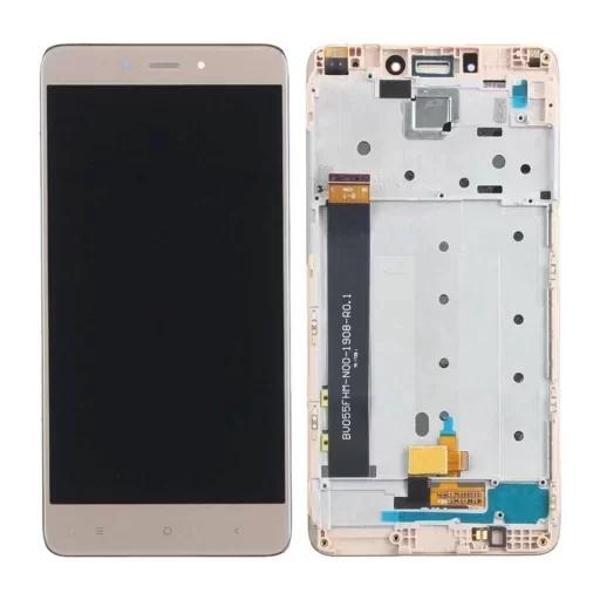 Xiaomi Uyumlu Redmi Note 4 Lcd Ekran Dokunmatik Gold Çıtalı Servis - Image 1