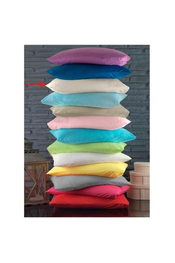 Ranforce Fitted Çarşaf Seti Çift Kişilik Ekru - Image 1