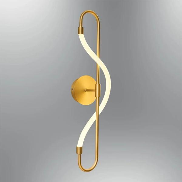 Gold Renkli Yumuşak Boru Ledli Aplik - Image 1