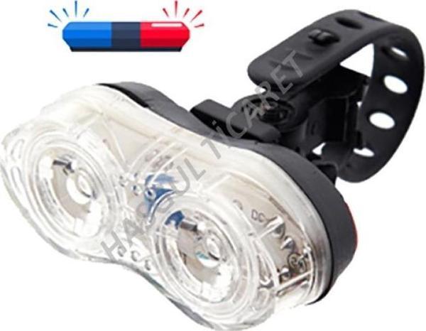 Hsgl Bisiklet Mavi Kırmızı Usb Şarjlı Çakarlı Flaşörlü Işık Polis Çakarı dt179 Bisiklet Aydınlatma Sistemler - Image 1