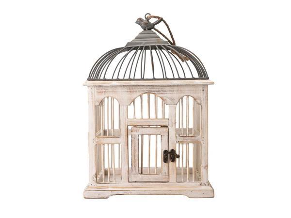Porland Bird House Beyaz Dekoratif Obje 26x19x38 cm 04STY009881 - Image 1