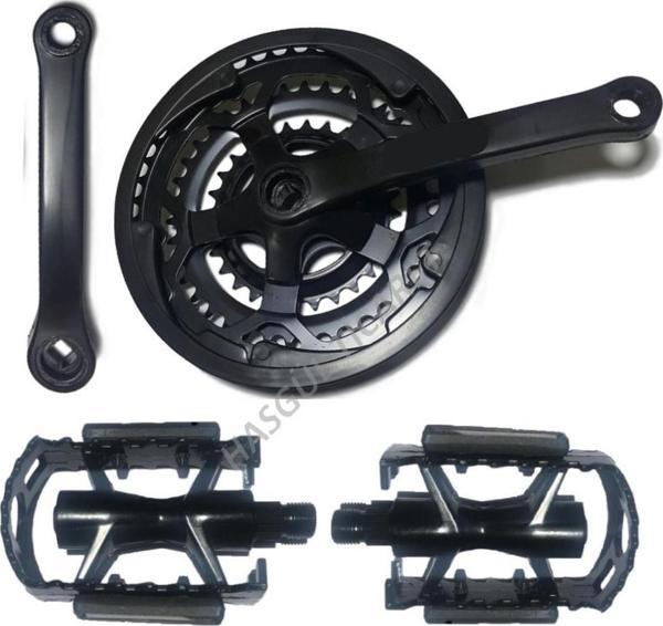 HSGL SİYAH 42T AYNAKOL 3 LÜ ve PEDAL SET - Image 1