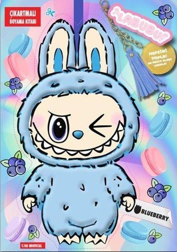 Labubu Blueberry Çılgın Koleksiyon - Çıkartmalı Boyama Kitabı - Doğan Çocuk - Image 1