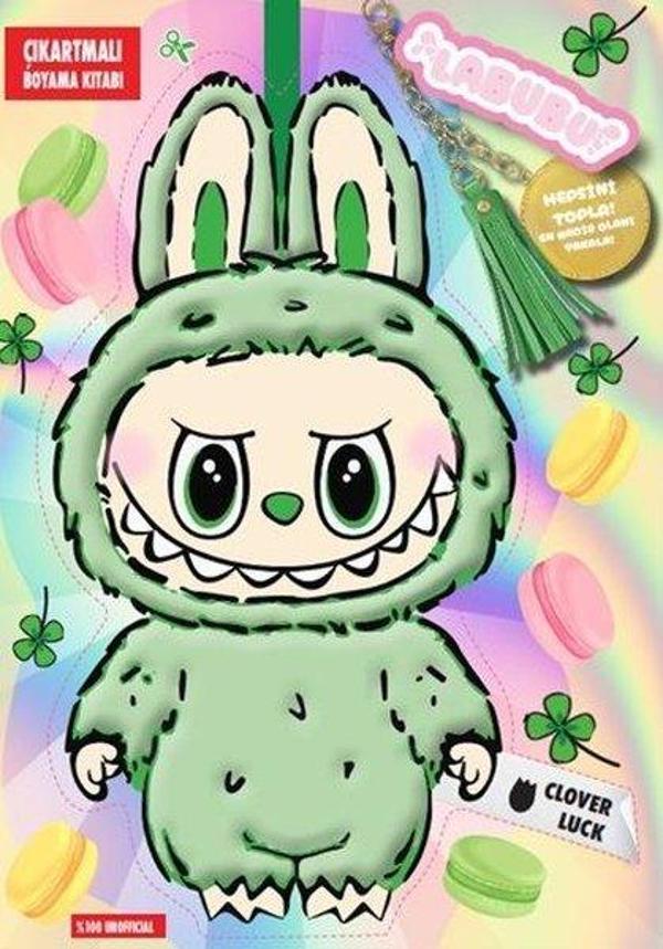 Labubu Clover Luck Çılgın Koleksiyon - Çıkartmalı Boyama Kitabı - Doğan Çocuk - Image 1