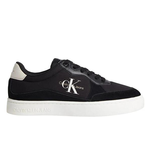 Calvin Klein Classıc Cupsole Low Mıx MTL Erkek Süet Günlük Spor Ayakkabı Siyah  - Image 1