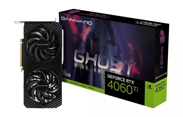 GAINWARD RTX4060Ti GHOST NE6406T019P1-1060B 8GB GDDR6 128bit Gaming (Oyuncu) Ekran Kartı - Image 1