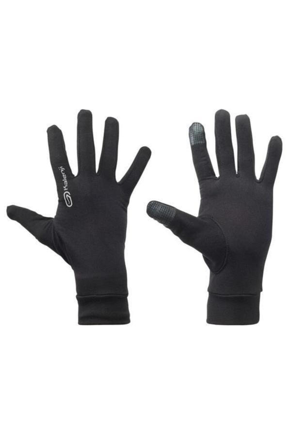 Huhulogy Koşu Eldiveni Dokunmatik Unisex Bisiklet Motosiklet Siyah Hafif Sporcu Futbol Antrenman - Image 1