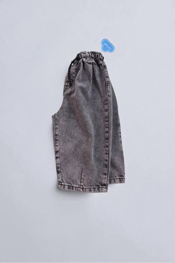 La Ciel Paris Balon Denim Pantolon - Füme - Image 1