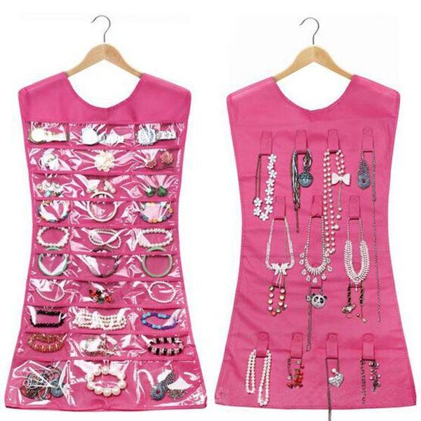 Elbise Şeklinde Takı Organizeri - Pembe - Image 1