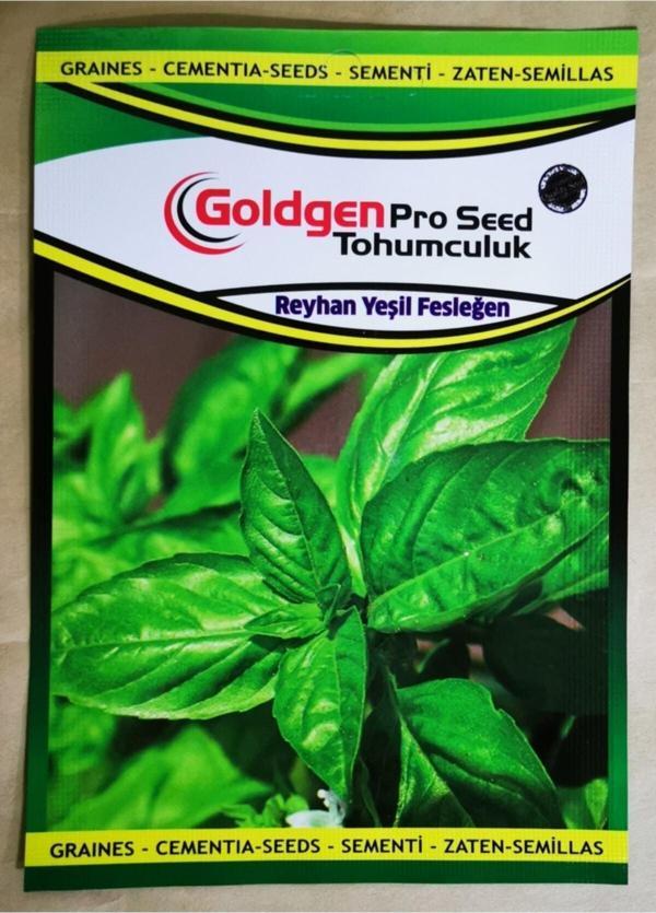 Azaklioglu Home And Garden Goldgen Pro Seed Reyhan Yeşil Fesleğen Tohumu - Image 1