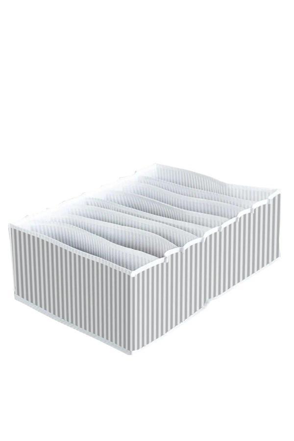8 Bölmeli  XL Pratik Bölmeli Çekmece Düzenleyici Organizer(İç Çamaşırı Kravat Çorap Düzenleyici) - Image 1
