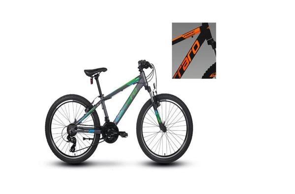 CARRARO FORCE 400 ERKEK DAĞ BİSİKLETİ 325H V 24 JANT 21 VİTES ANTRASİT TURUNCU BEYAZ - Image 1