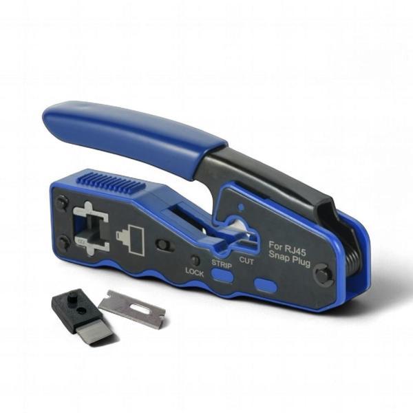 electroon Cat5/Cat6/CAT7 RJ45 EZ-RJ45 Sıkma Pensesi - Yedek Bıçaklı - Image 1