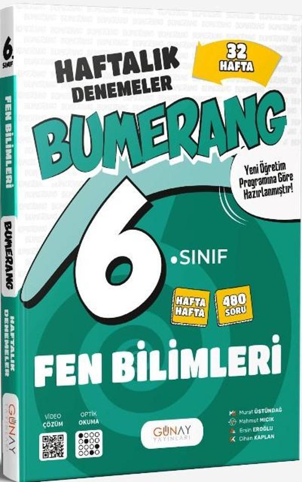 6. Sınıf Fen Bilimleri 32 Haftalık Bumerang Deneme 2026 - İş Bankası Kültür Yayınları - Image 1