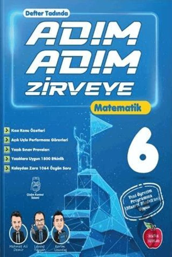 6. Sınıf Matematik Adım Adım Etkinlikli Konu Anlatımlı Soru Bankaları - İş Bankası Kültür Yayınları - Image 1