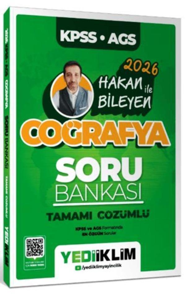 KPSS AGS Coğrafya Tamamı Çözümlü Soru Bankası 2026 - İş Bankası Kültür Yayınları - Image 1