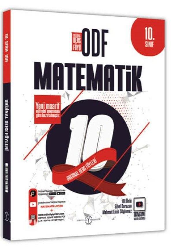 10. Sınıf Matematik ODF Orijinal Ders Föyleri Seti - İş Bankası Kültür Yayınları - Image 1