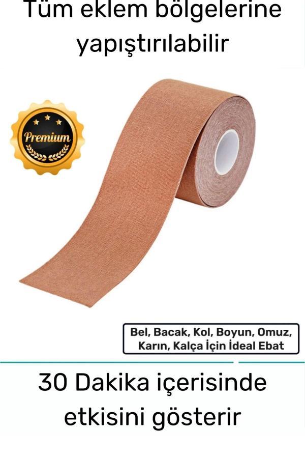 Özel Seri Etkili Büyük Boy Kas Eklem Bel Bacak Kol Boyun Sırt Omuz Karın Ağrı Isı Bandı 5cm x 5m - Image 1