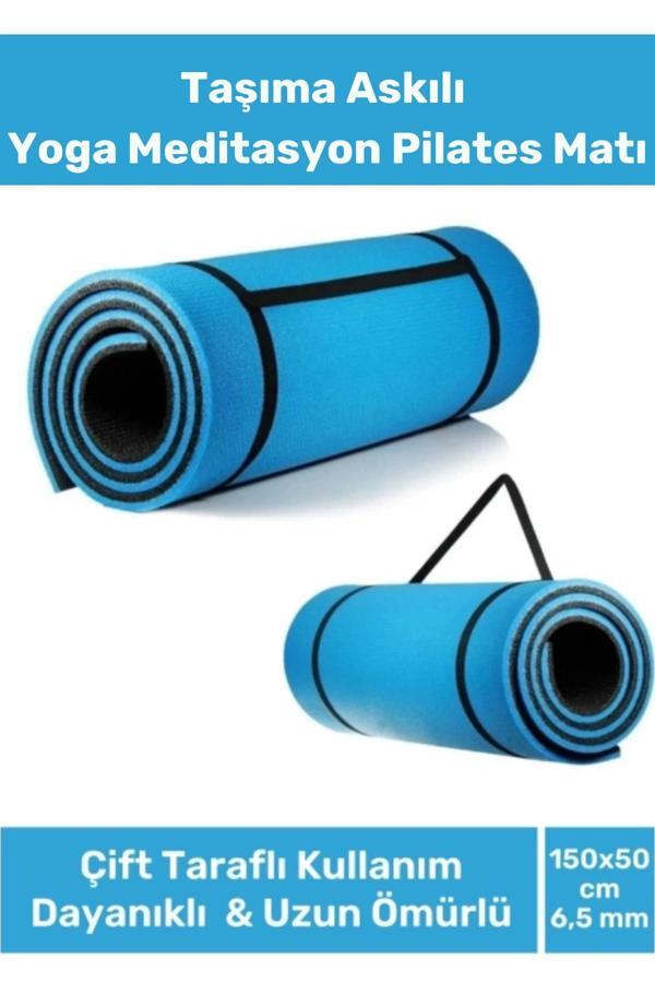 Premium Antibakteriyel Silinebilir Çift Taraflı Kaymaz Silinebilir Yoga Meditasyon Minderi 6,5mm Mat - Image 1