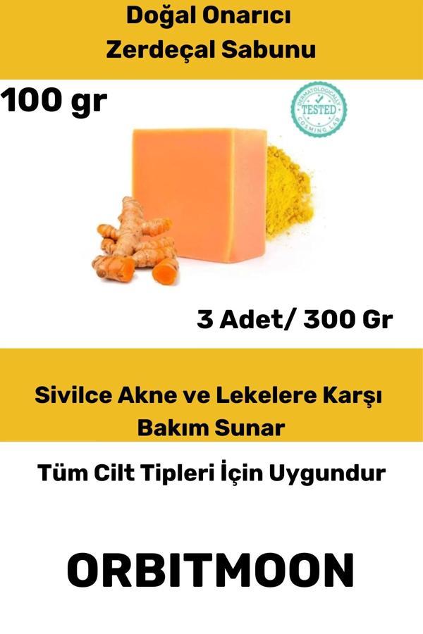 Özel Üretim Doğal El Yüz Saç Vücut Cilt Güzel Kokulu Leke Karşıtı Orijinal Zerdeçal Ekstraktı Sabunu - Image 1