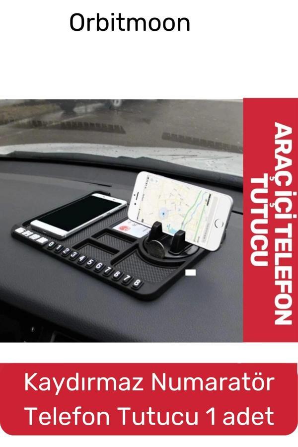 Yeni Seri Kaydırmaz Numaratör Çizdirmez Çok Fonksiyonlu Araç İçi Torpido Telefon Tutucu - Image 1