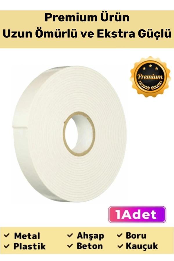 Premium Ürün Kolay Uygulanır Uzun Ömürlü Ekstra Güçlü Yapışkan İz Bırakmaz Çift Taraflı Köpük Bant - Image 1