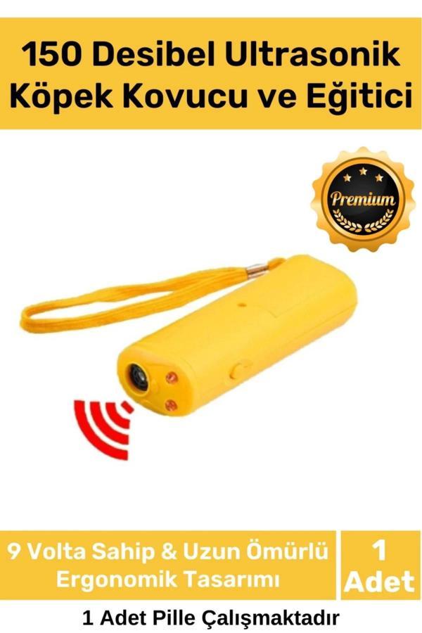 Premium Ürün 9 Volt 150 Desibel Ergonomik Ultrasonik Pilli Ledli Flaş Köpek Uzaklaştırıcı Eğitici - Image 1