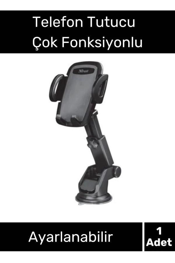Özel Üretim Dayanıklı Vantuzlu Sağlam Çok Fonksiyonlu 360 Derece Dönebilen Teleskopik Telefon Tutucu - Image 1