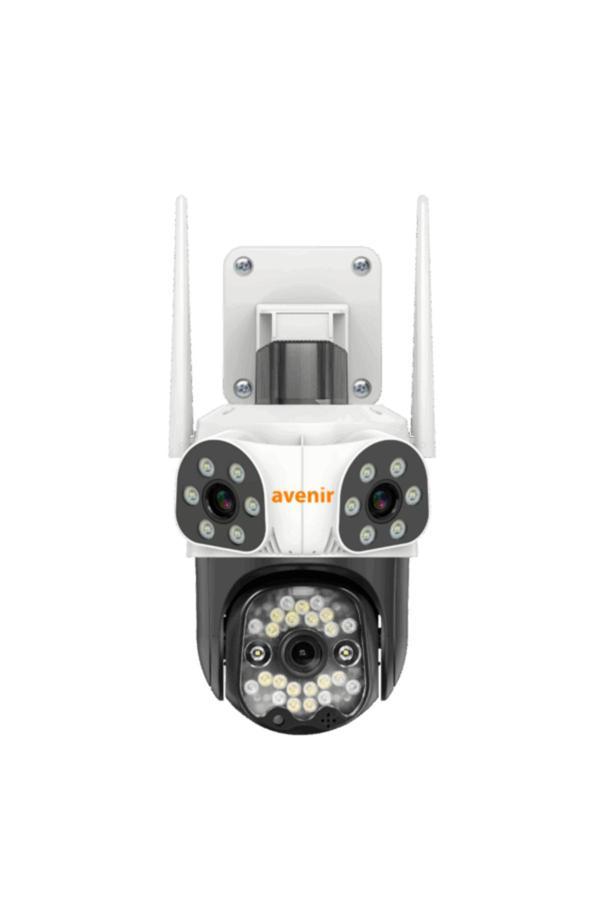 Avenir Av-S333 - Wi-Fi - 9Mp 3 Kameralı Ptz Sirenli Akıllı Kamera - Image 1