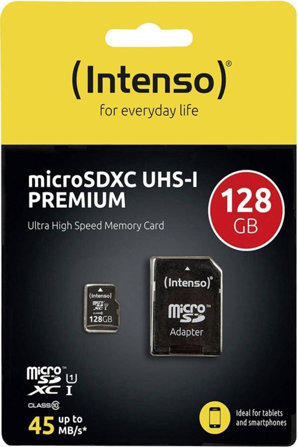 Intenso Micro Sdxc Uhs-I Premium Hafıza Kartı 128 Gb - Image 1