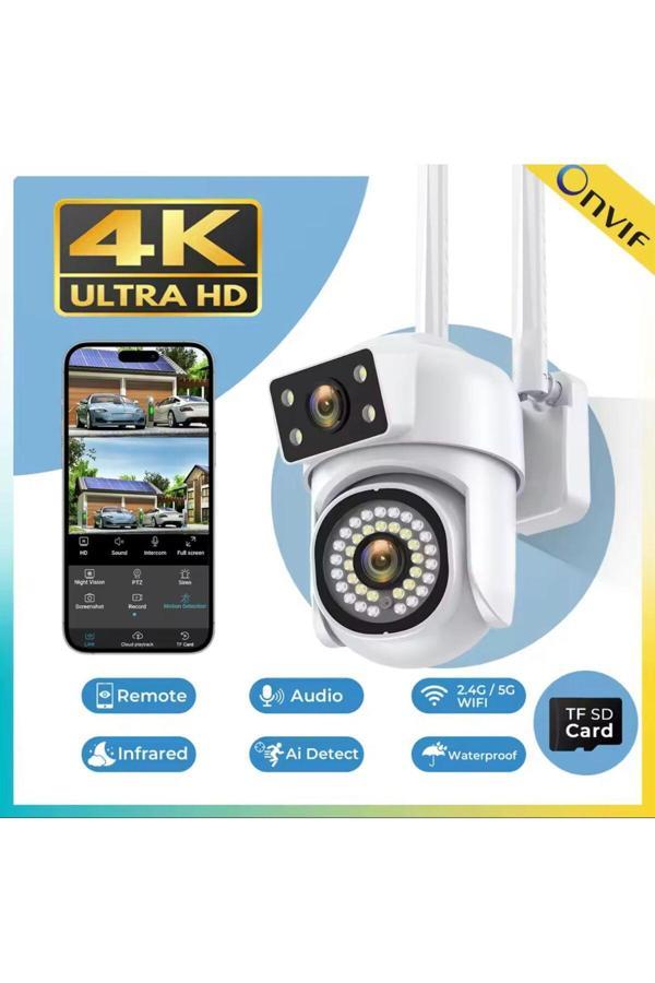Xmeye Ukron 1080P Wi-Fi Kablosuz Full Hd 360 Derece Renkli Gece Görüşlü Güvenlik Kamerası -Türkçe Uygulama - Image 1