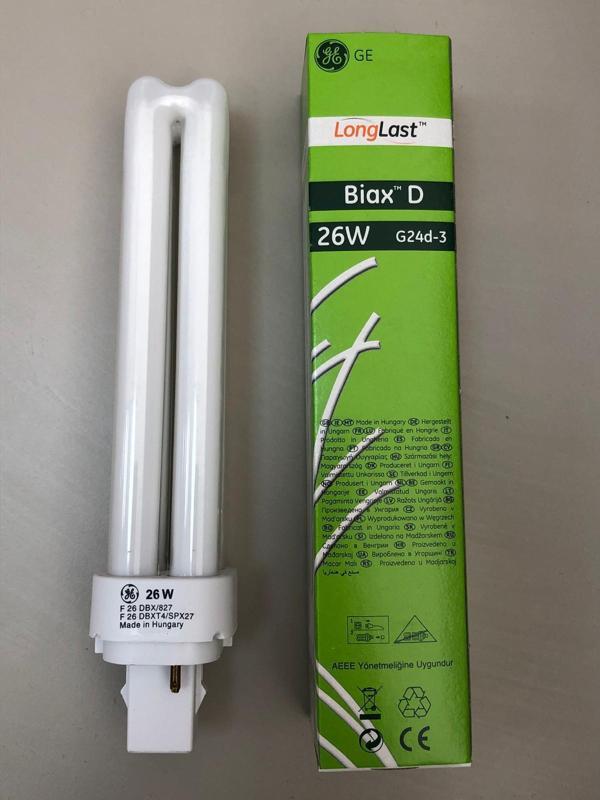 5 Adet GENERAL ELC . Plc Lamba 26w/827 2p 2700 K 1800 Lümen Sarı Boy:16.5cm ( 10w-13w-18w Yerine Olmaz ) - Image 1