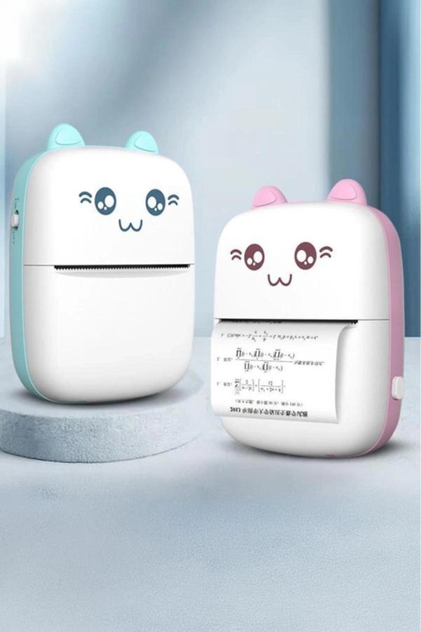 C9 Pembe Mini Yazıcı Taşınabilir Termal Yazıcı Kablosuz Bağlantı Ap Kontrol Cep Yazıcısı - Image 1