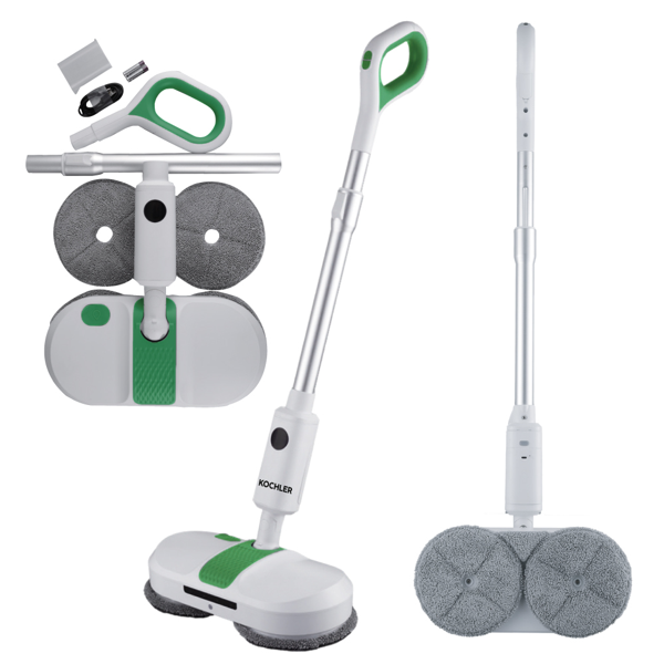 Kablosuz Elektrikli Mop T35 – Şarjlı Sessiz Elektrikli Paspas, Yıkanabilir Pedli (260 ml Su Hazneli) - Image 1