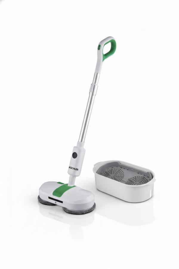 Kablosuz Elektrikli Mop T35 – Şarjlı Sessiz Elektrikli Paspas, Yıkanabilir Pedli (260 ml Su Hazneli) - Image 1