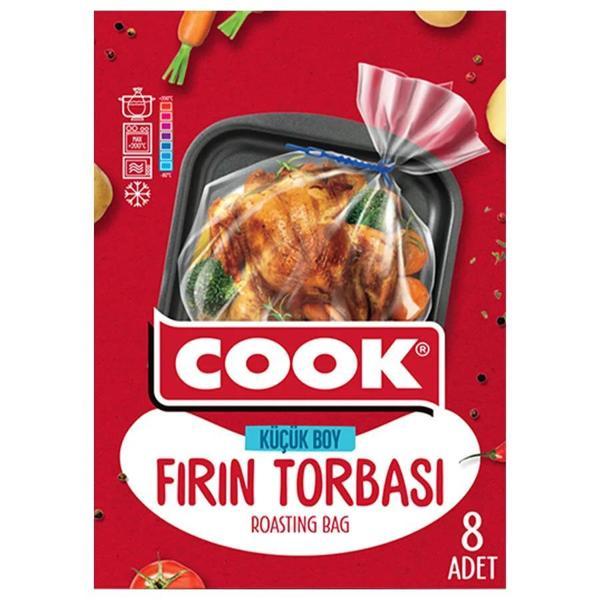 COOK Fırın Torbası Standart Boy 25 x 38 cm 8'li Paket - Image 1