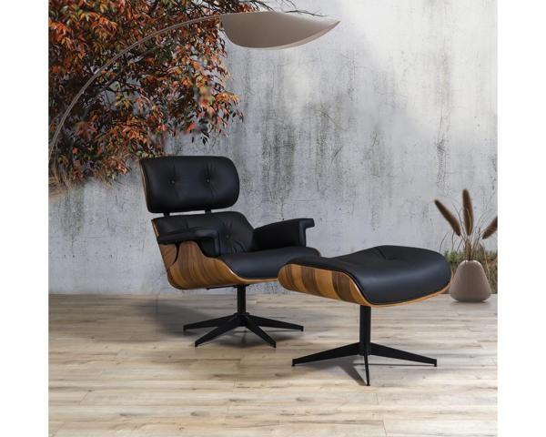 Eşyala Relax Corner Berjer, Dinlenme Seti, Atlantik Çam-Siyah - Image 1