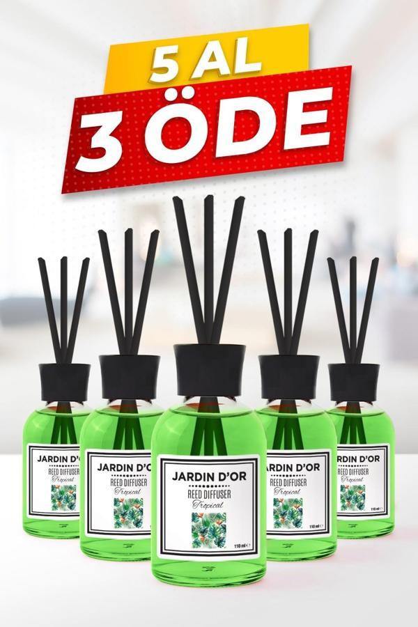 5 AL 3 ÖDE TROPICAL REED DIFFUSER 110 ML / Tropikal Çubuklu Oda Kokusu - Image 1