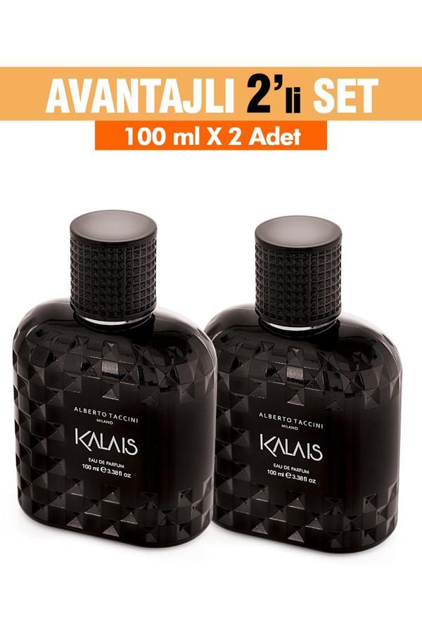 2'Li Set  Alberto Taccini KALAIS Erkek Parfümü - 100 ml - Image 1