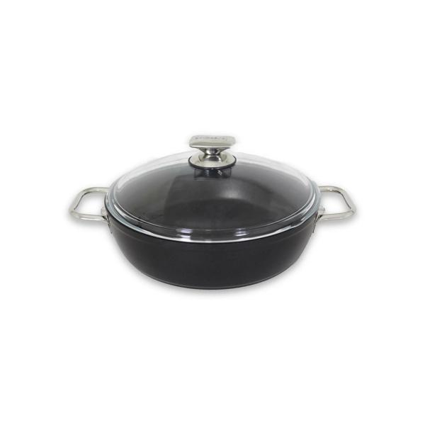 Evimsaray Arte Diamond Granit Basık Tencere 26 Cm - Image 1