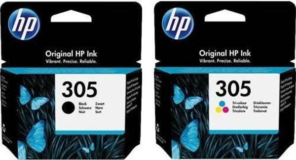 HP 305 Siyah (3YM61AE) ve Renkli (3YM60AE) Kartuş Seti - Image 1