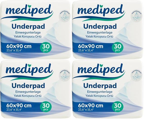 Mediped Hasta Alt Açma Yatak Koruyucu Örtü 60*90CM Klasik 120 Adet (4PK*30) - Image 1